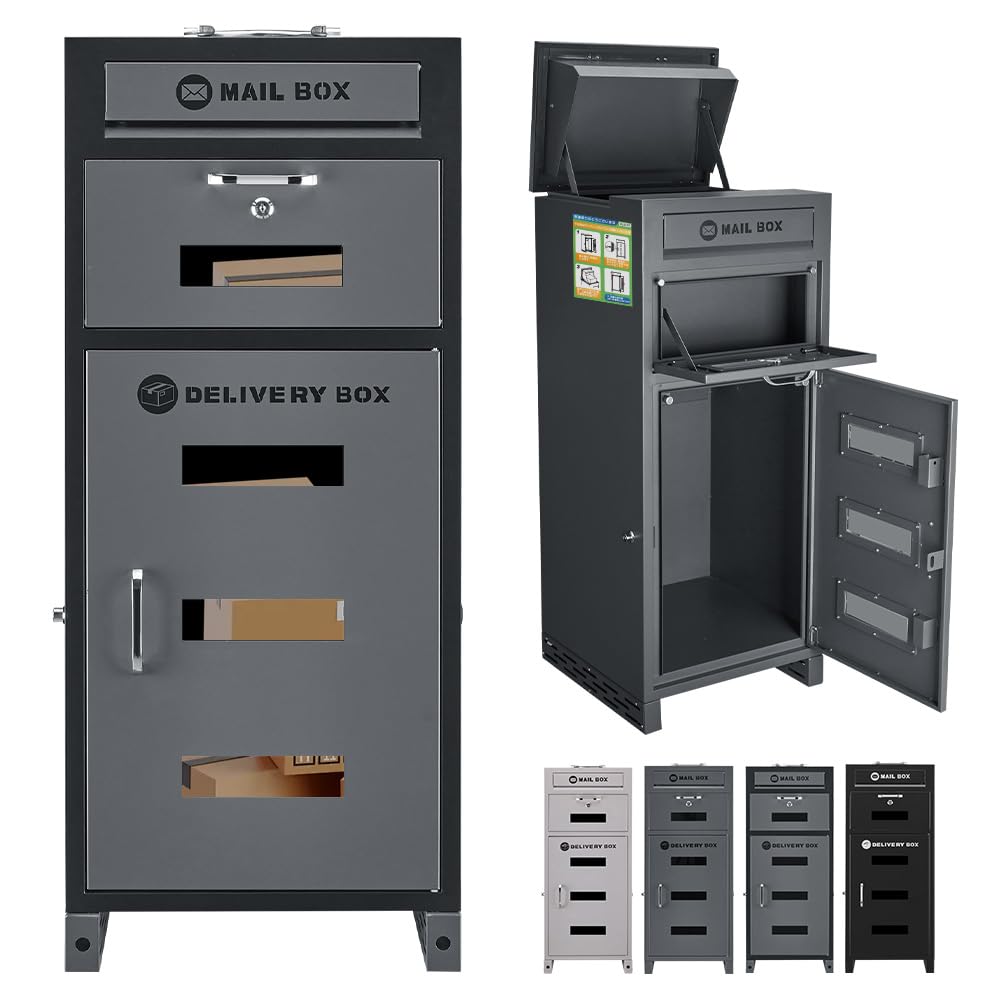 Amazon.co.jp: 【135Lポスト一体型/中身が見える】 動画あり 大型 宅配